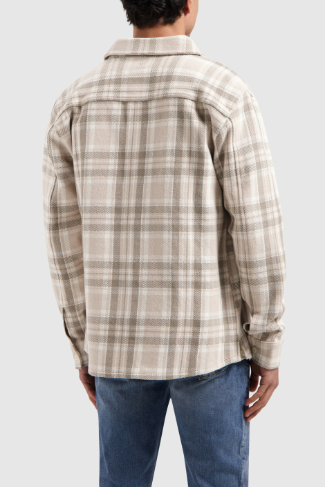 Pure Path beige heren overhemd