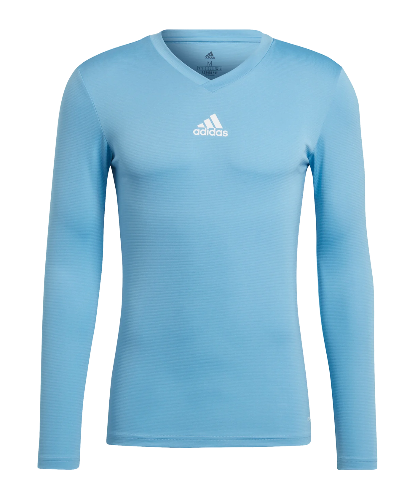 adidas Team Base Top langarm Hellblau