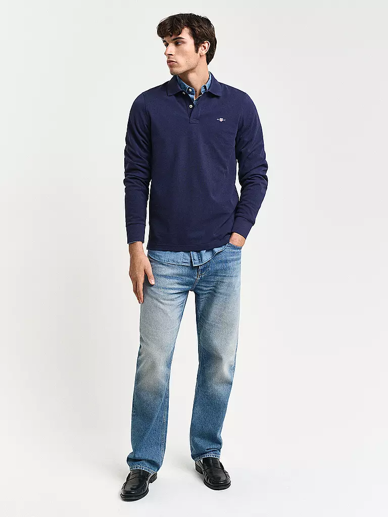 GANT Polokragen  dunkelblau