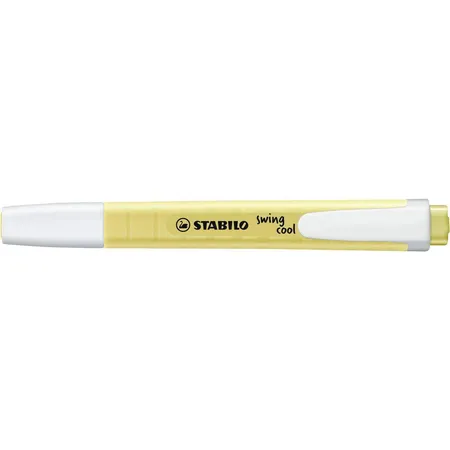 Textmarker - STABILO swing cool Pastel Edition - Einzelstift - pudriges Gelb