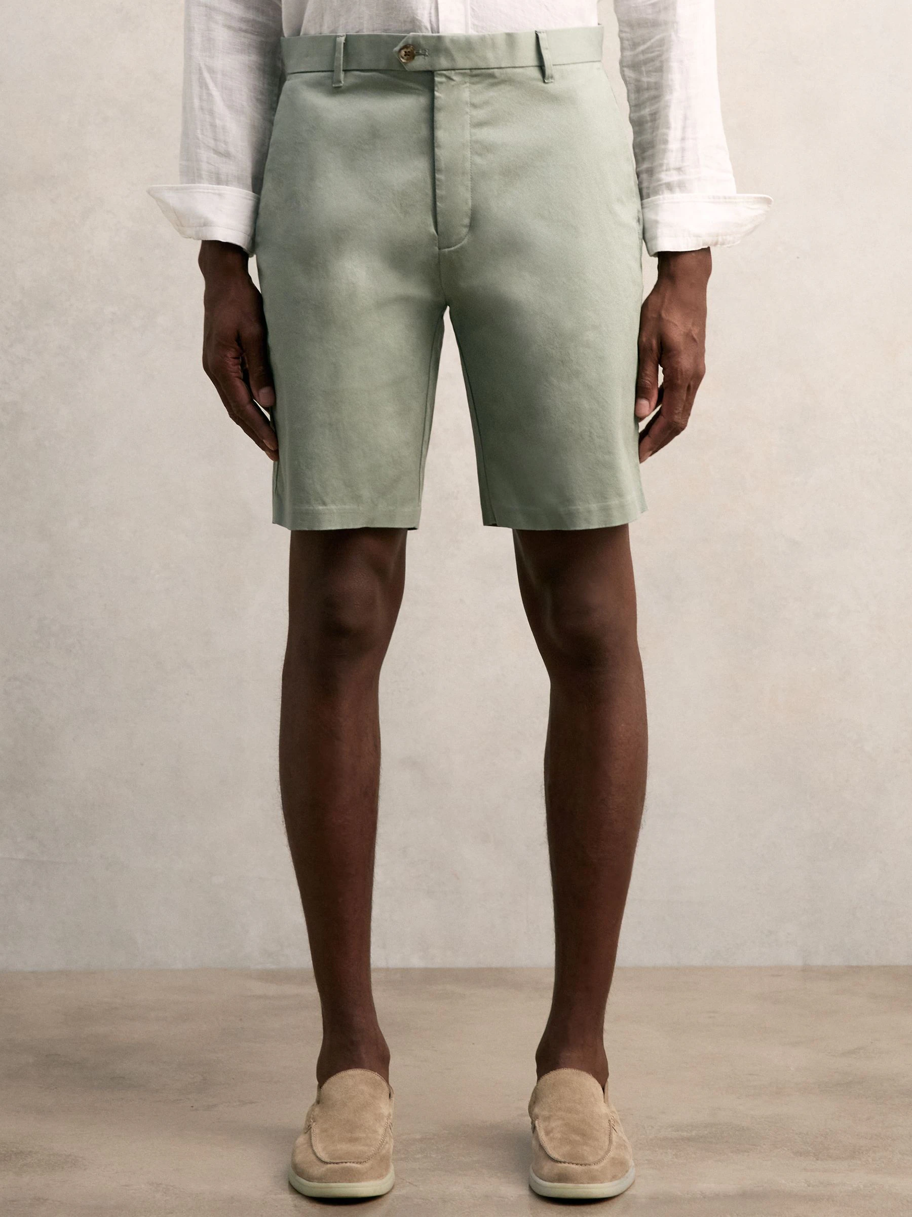 Pistachio - Reiss - Wicket S - Casual korte chinoshort