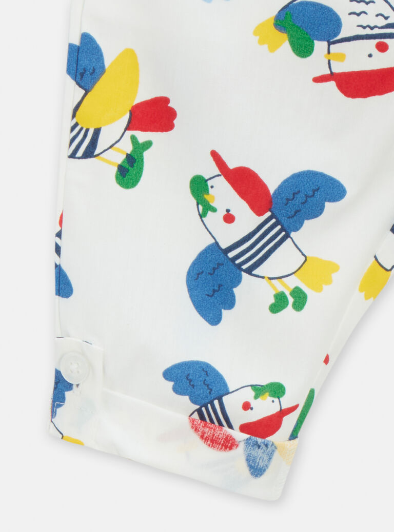 Pantalon à motif oiseau pour bébé garçon