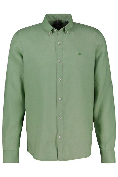 Lerros groene heren overhemd