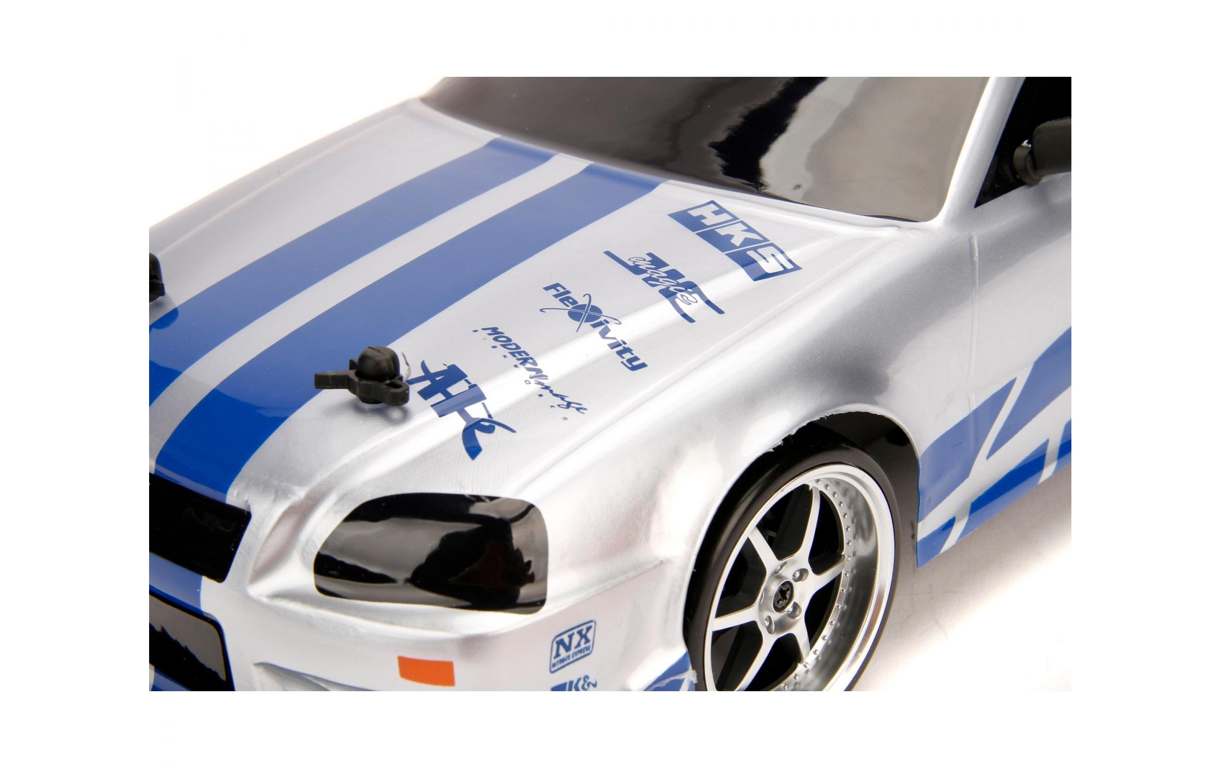 Nissan Skyline GTR Fast & Furious RTR, 1:10Ferngesteuertes Auto aus Fast & Furious «Brian's Nissan Skyline R34 GTR»