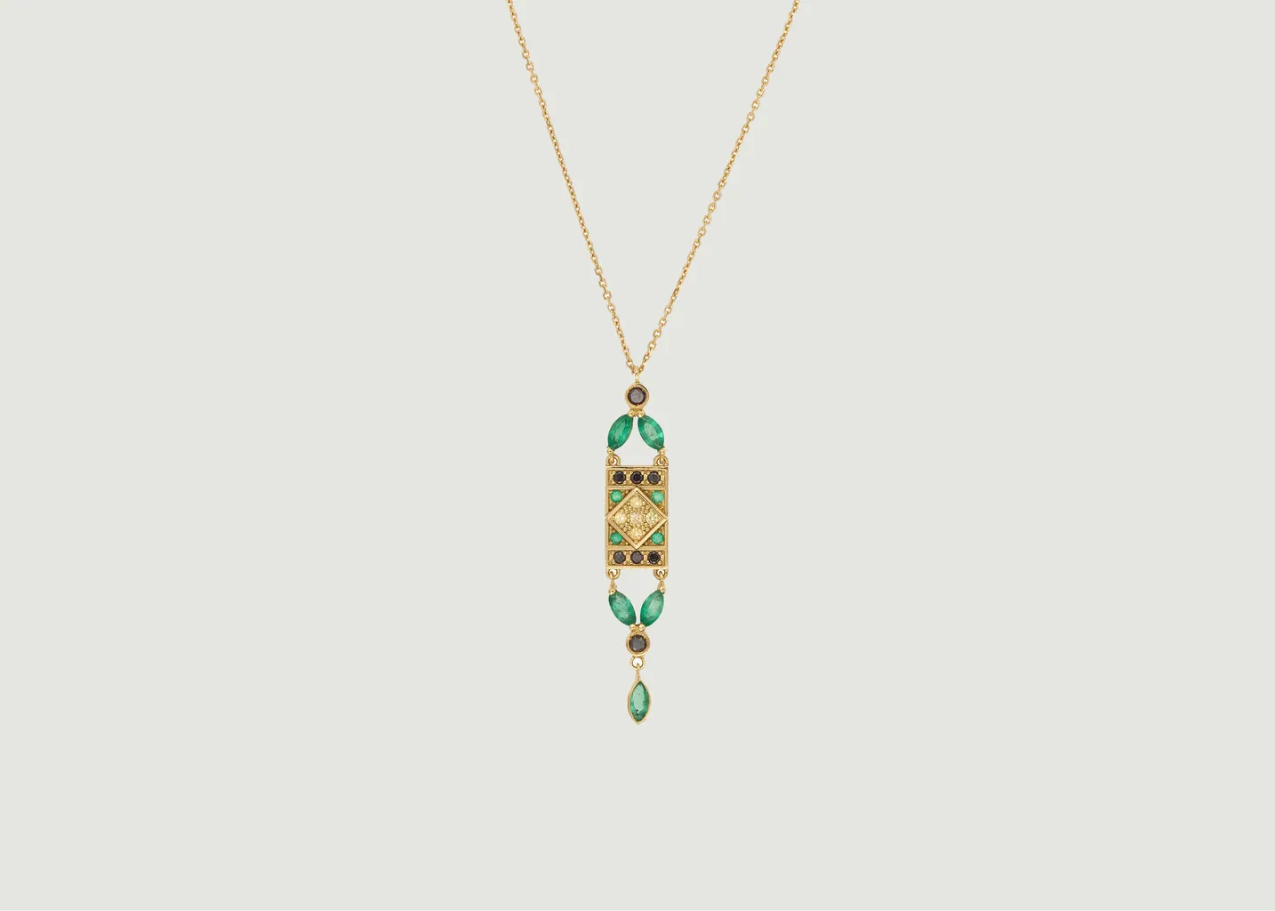 Collier Ava 1 Vert Sophie d'Agon