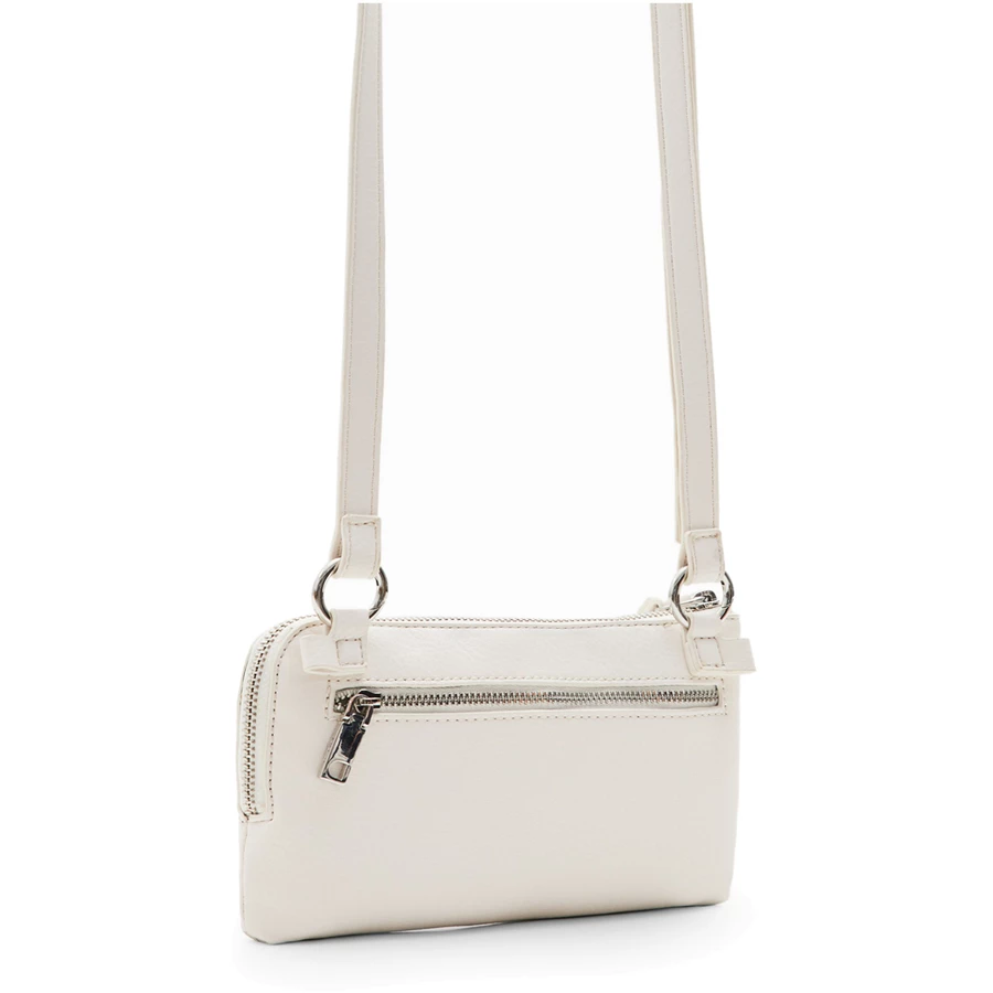 Desigual Half Logo 24 Lisa - Umhängetasche 20 cm white