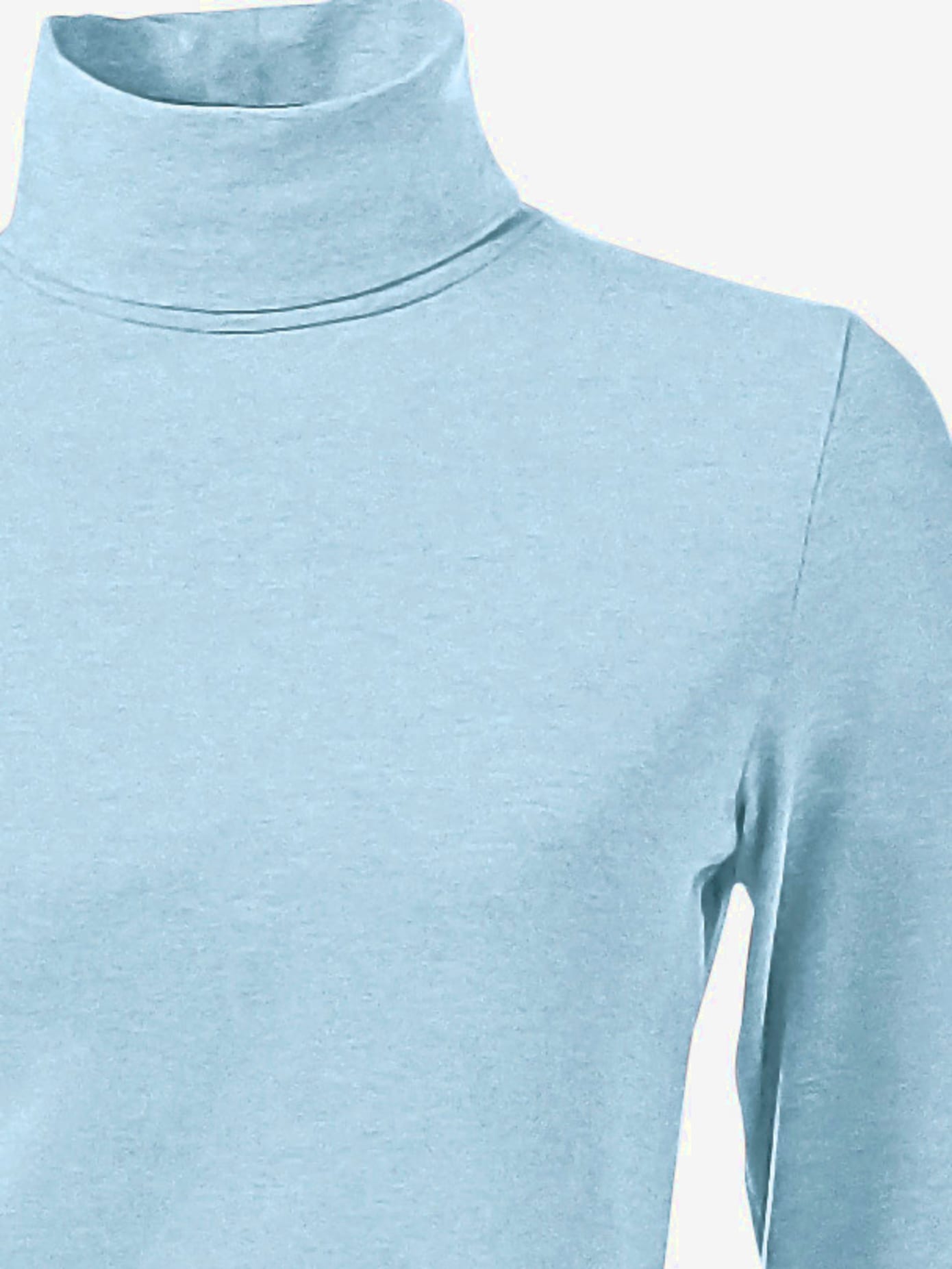 T-shirt col roulé basique incontournable avec col roulé