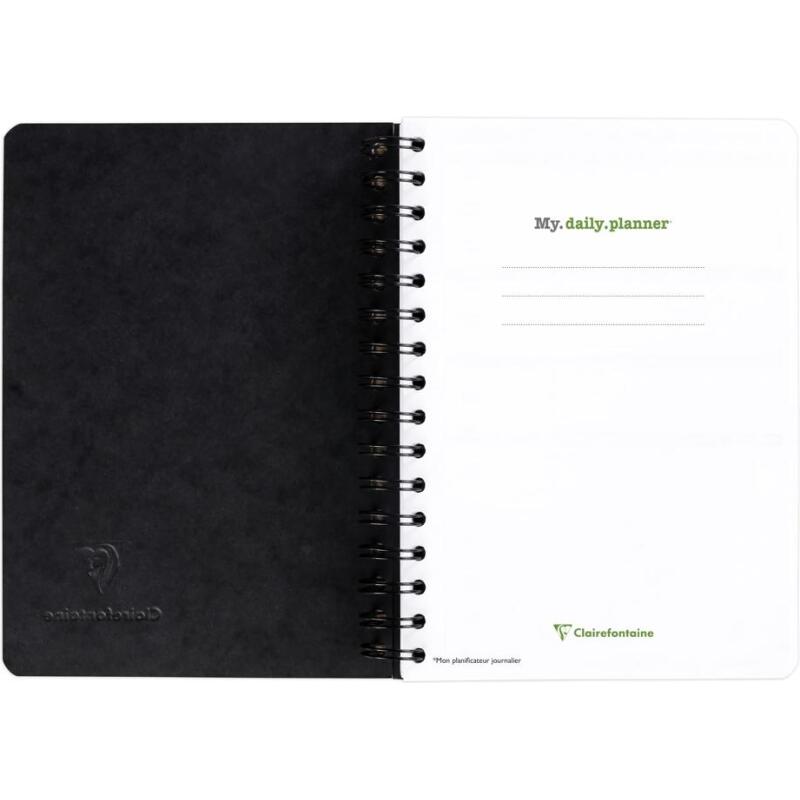 My.daily.planner Age Bag carnet reliure intégrale A5 250 pages détachables - Noir