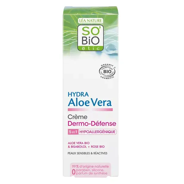 So'Bio Étic Hydra Aloe Vera Soin hydratant protecteur Bio 50ml