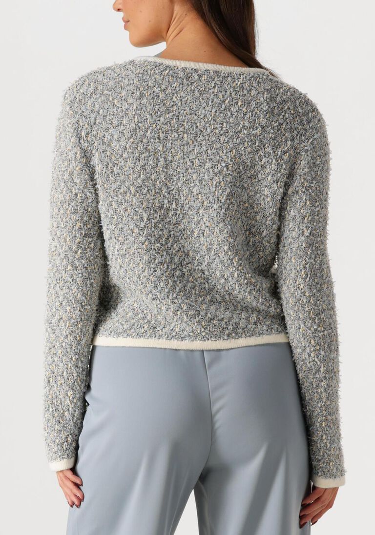 blauwe gestuz vest gznalin cardigan