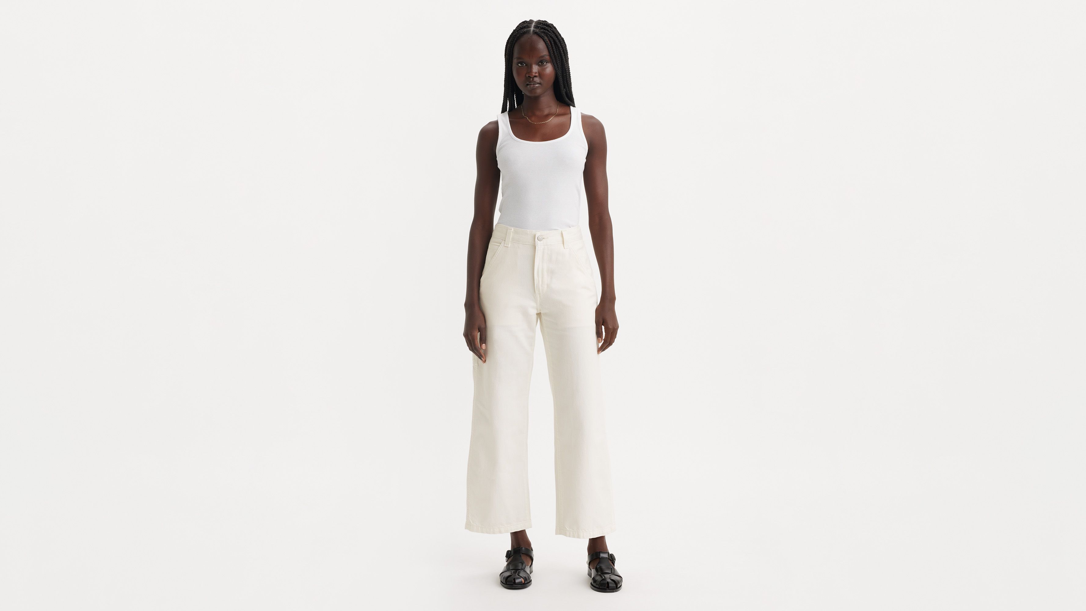 Jean Baggy Carpenter Lightweight - Serenity Now - Cream