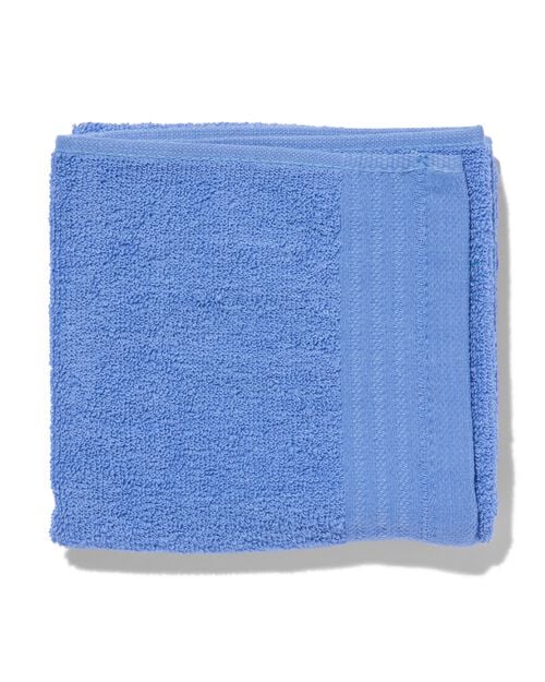 essuie-mains 50x50 coton bleu