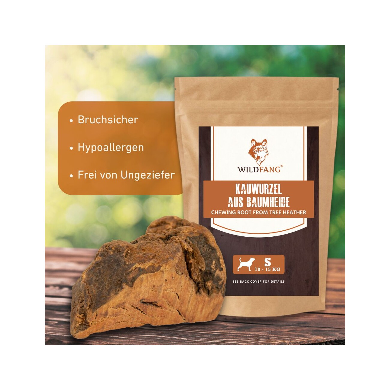 Wildfang ® Kauwurzel aus Baumheide 1 S