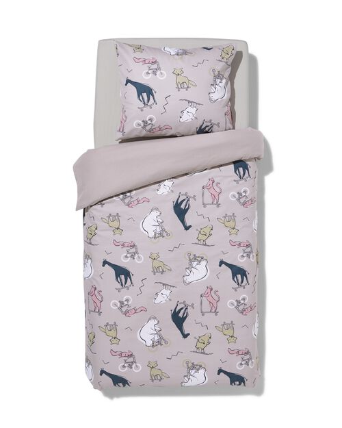 housse de couette enfant flanelle 140x200 animaux