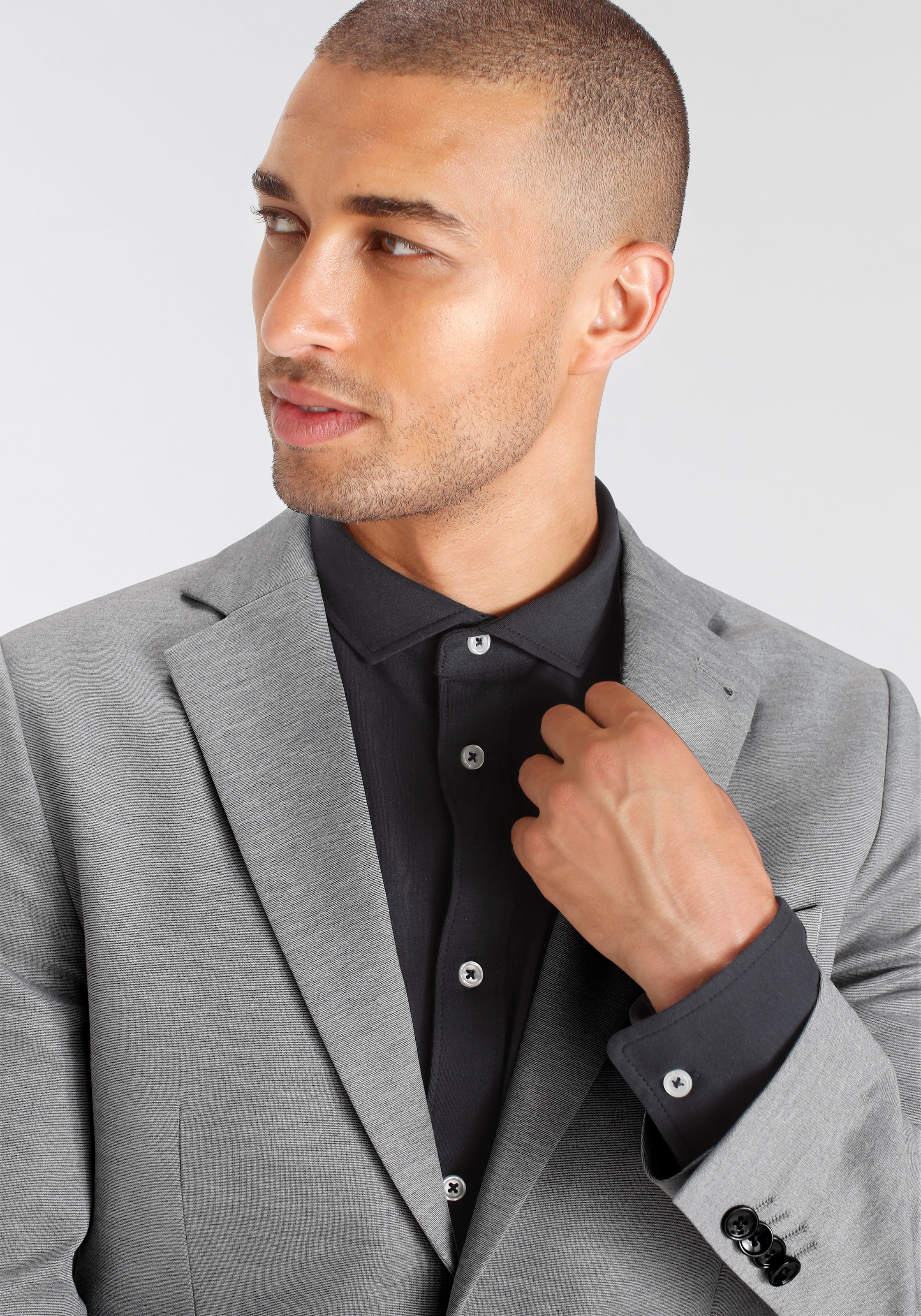 Bruno Banani Anzug »Jersey« Sakko & Hose,  normal elastische Qualität