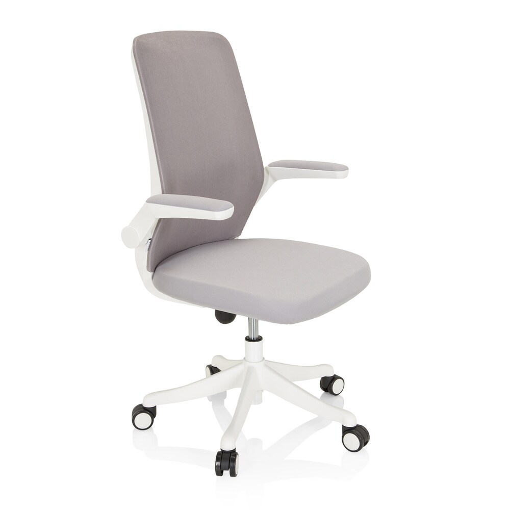 Home Office Bürostuhl MIKO W Stoff/Netzstoff mit Armlehnen hjh OFFICE