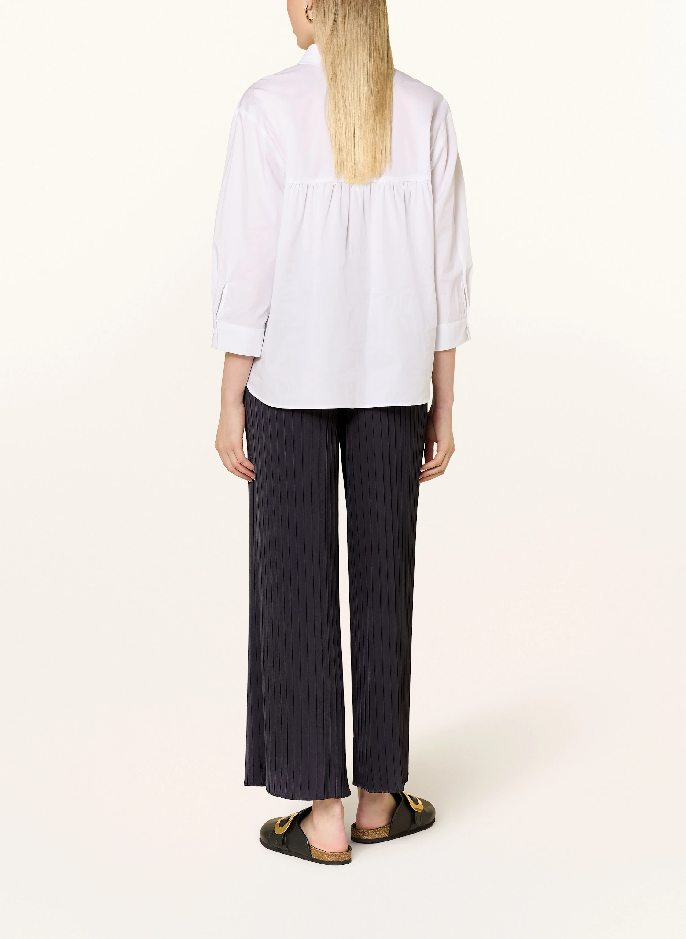 comma Marlenehose mit Plissee