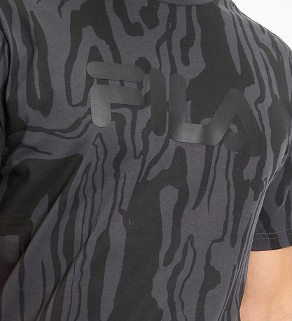 Fila T-Shirt - Bethau - Camouflage Schwarz/Grau