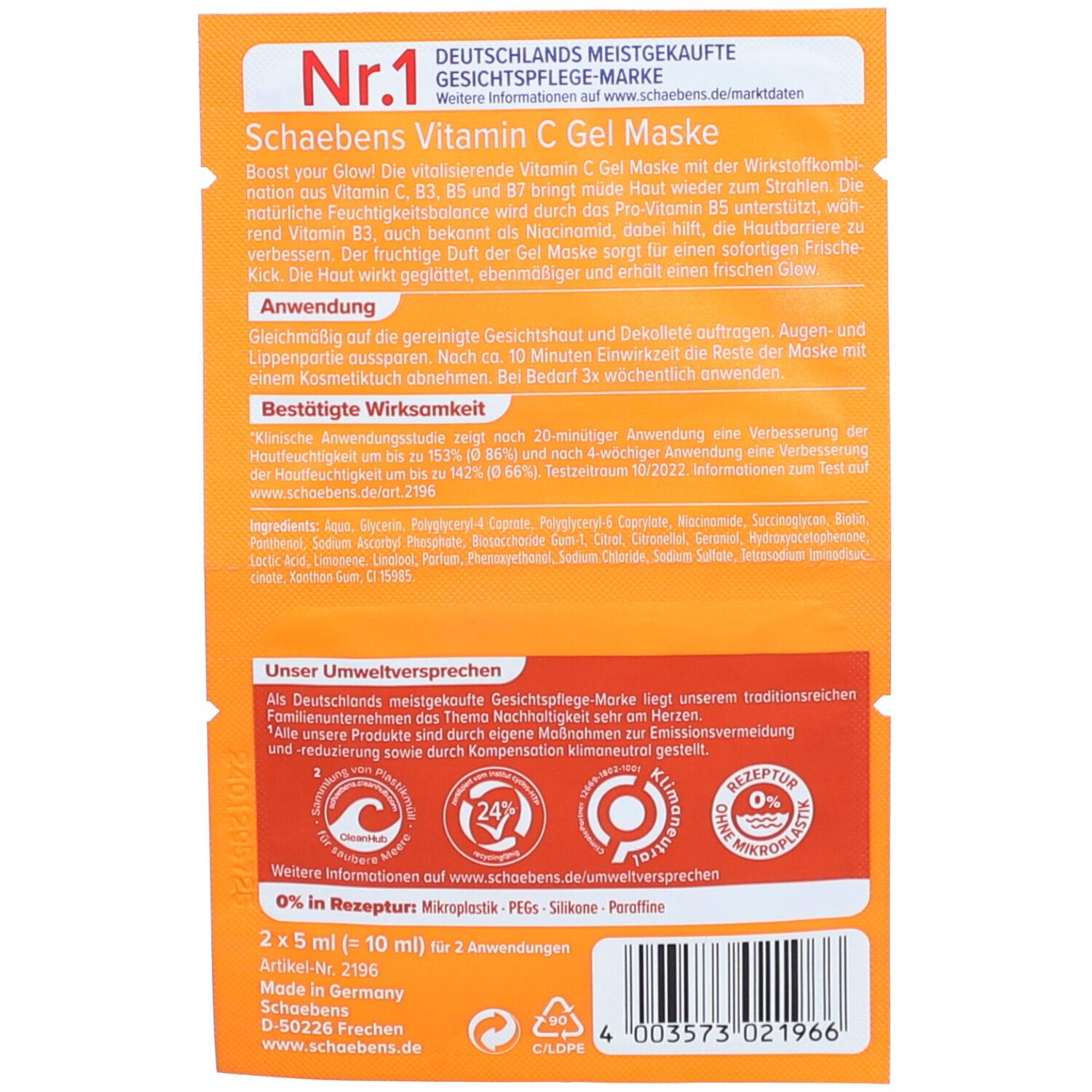 Schaebens Vitamin C Gel Maske