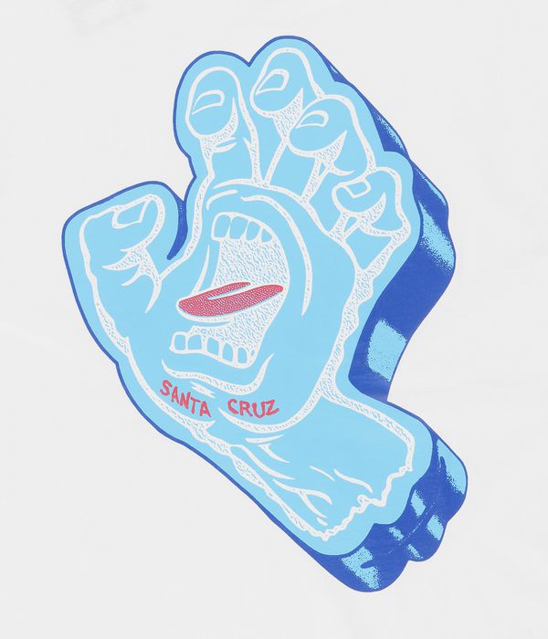 Santa Cruz Screaming Foam Hand T-Shirt (white)