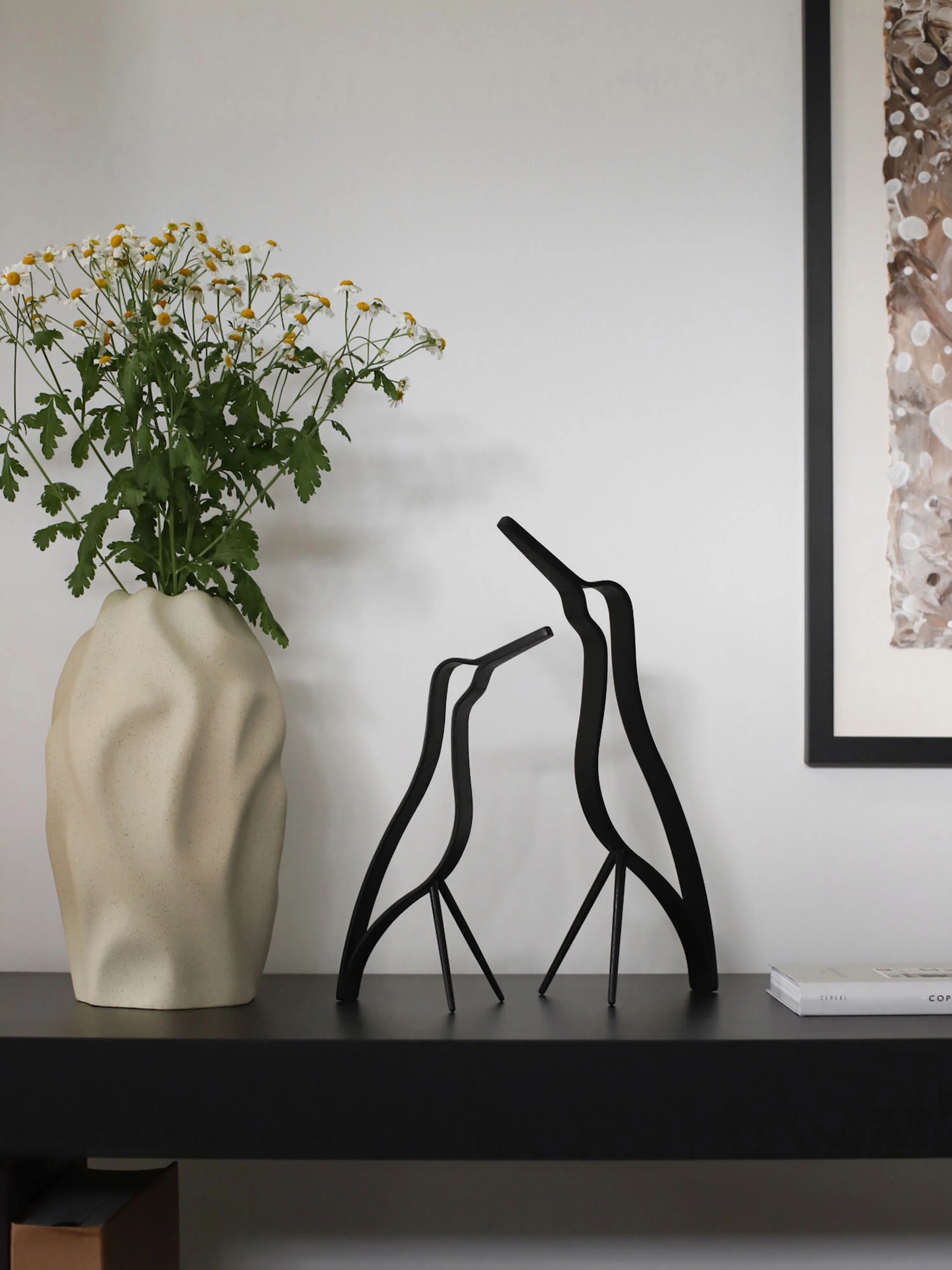 Handgemaakt decoratief object Woody Bird