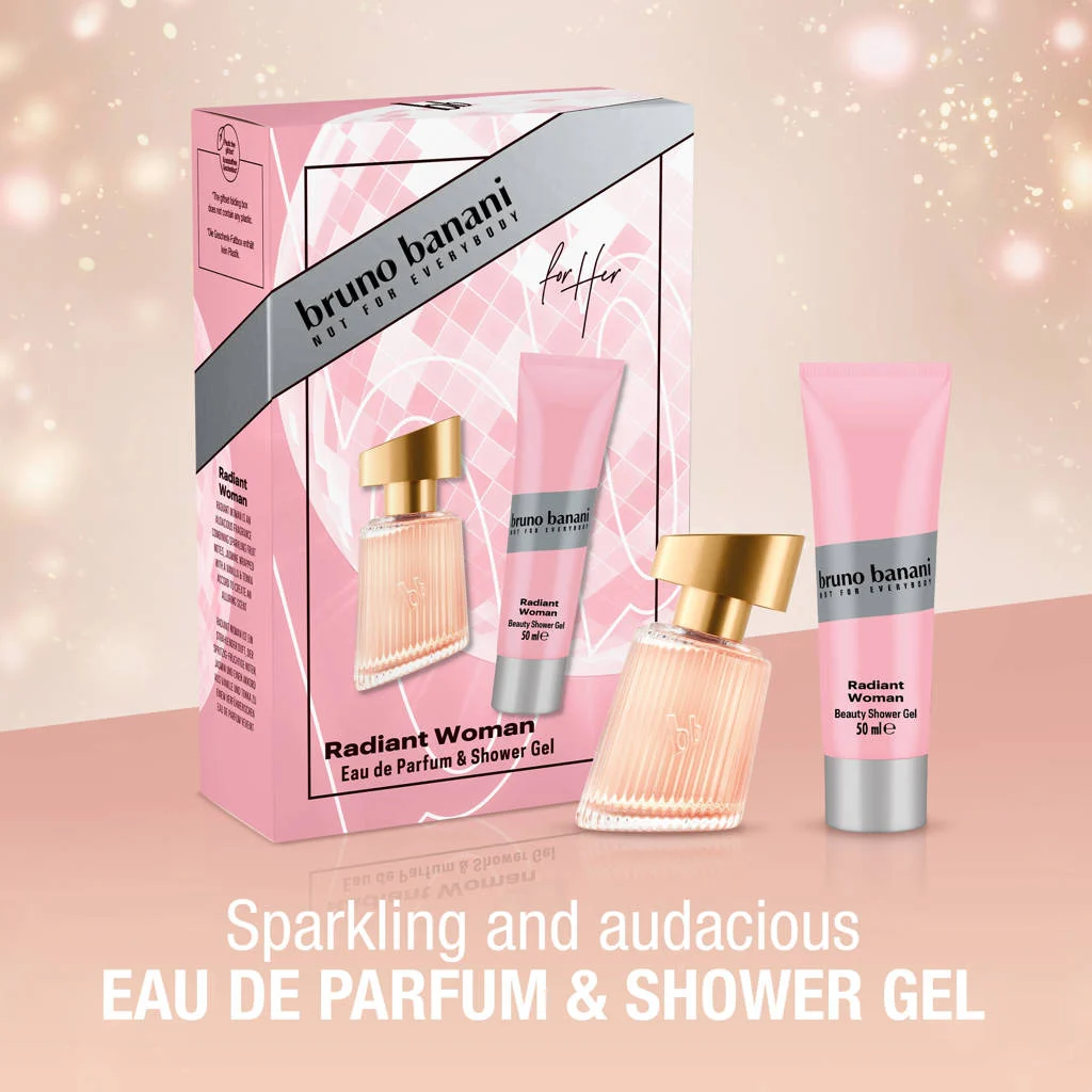 geschenkset Radiant Woman - eau de parfum 30 ml + showergel 50 ml