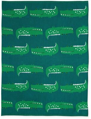 Bizzi Growin Strikketeppe Aio Baby, Rocka Croc