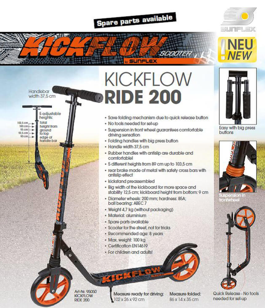 sunflex Kickflow RIDE 200
