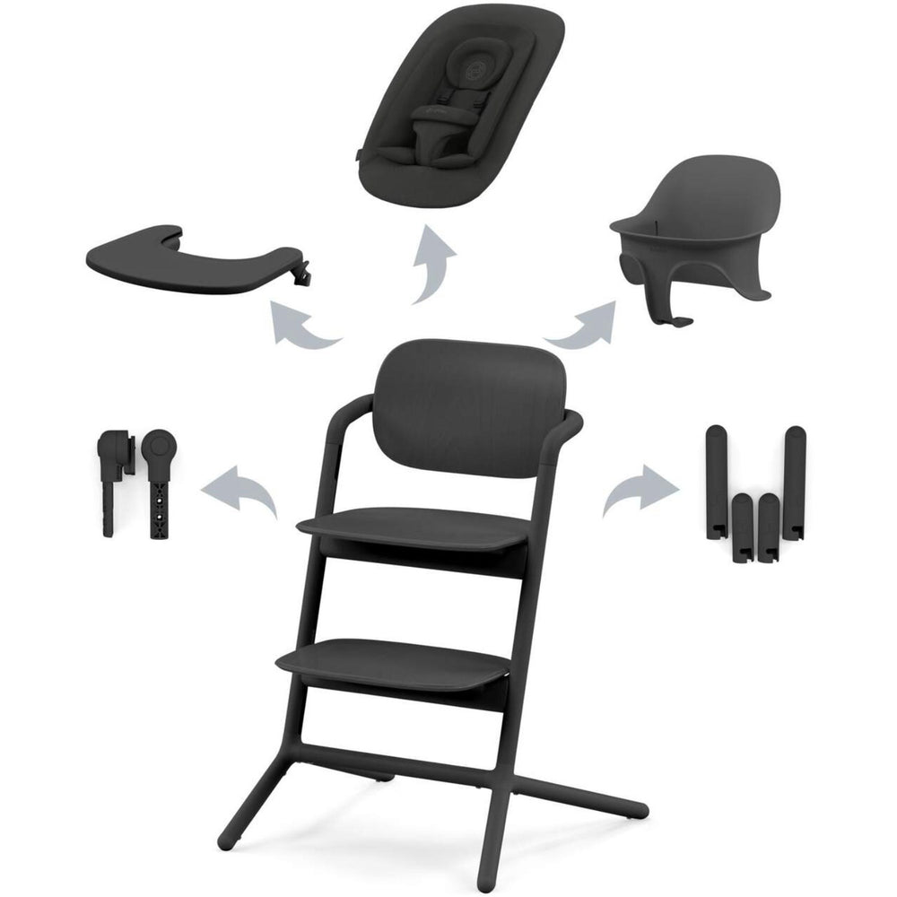 Køb Cybex Stunning Black LEMO 4i1 Sæt
