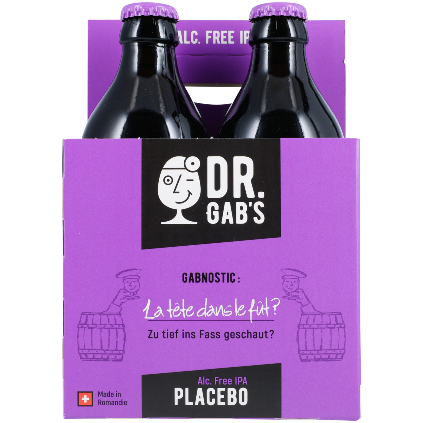 Docteur Gab's Placebo alkoholfrei 4x33cl -132cl