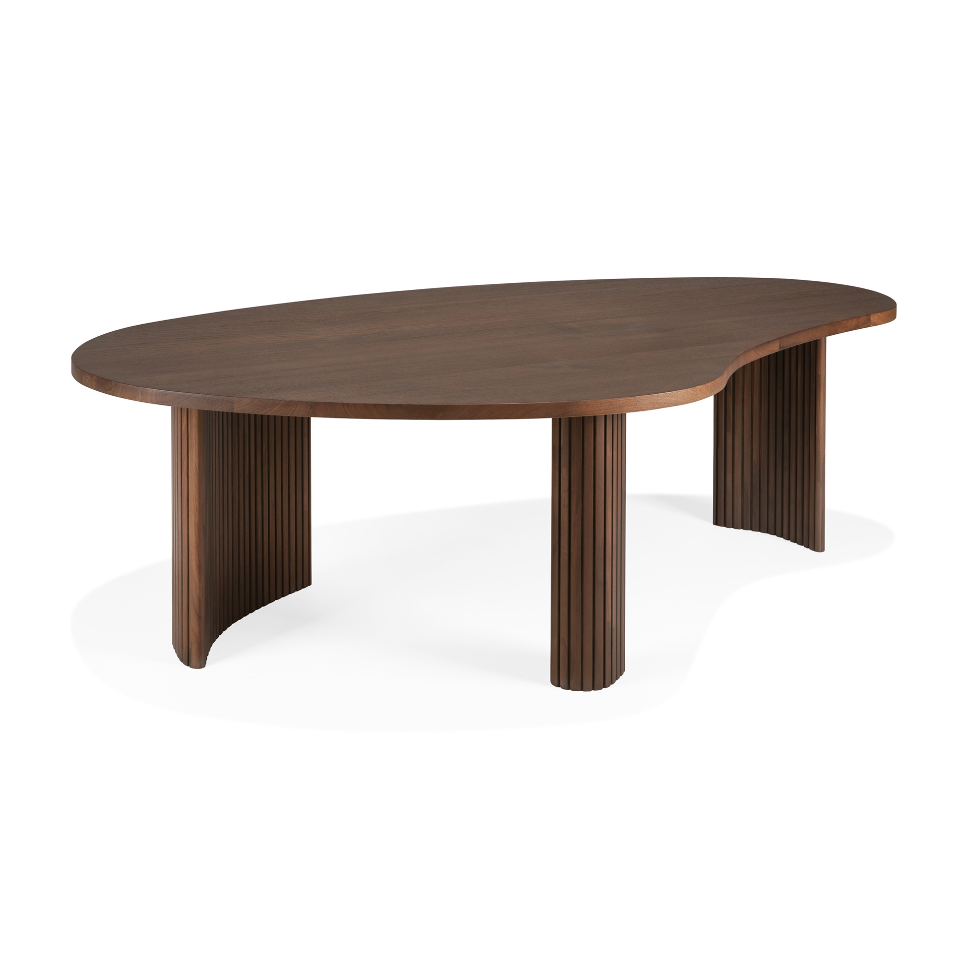 Ethnicraft - Boomerang koffietafel - teak bruin - groot