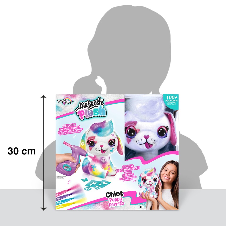 Airbrush Plush - Hundehvalp