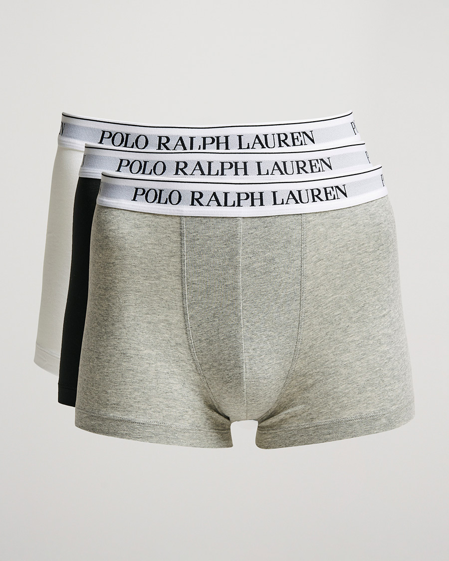 Polo Ralph Lauren 3-Pack Trunk Andover Heather/Black/White