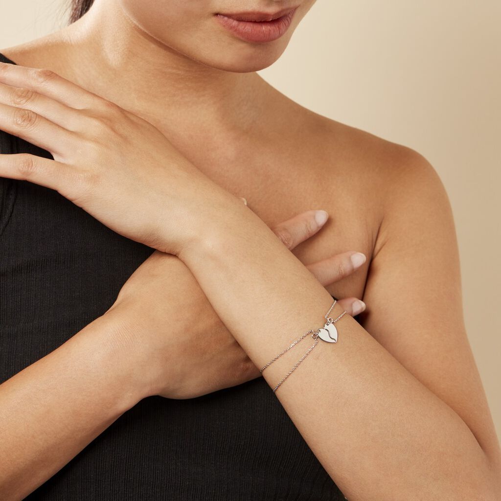 Bracelet Abrar Argent Blanc
