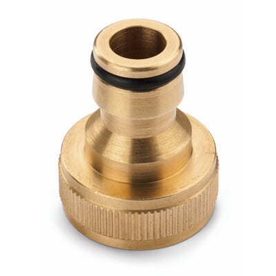 Hahnanschlussstecker Messing
