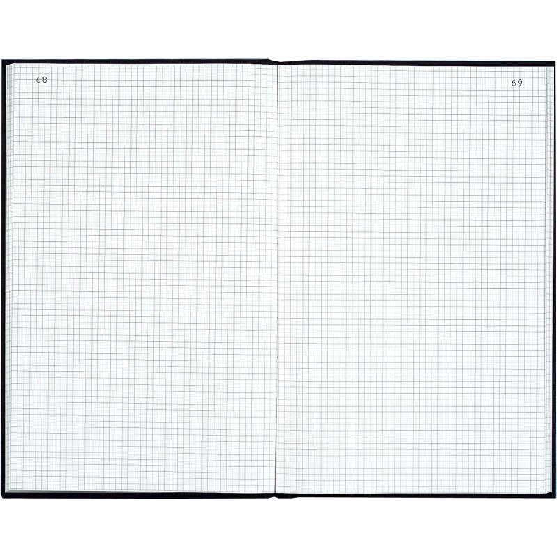 Registre Exacompta quadrillé 5 x 5 folioté 35 x 22,5 cm 200 pages - 7529D