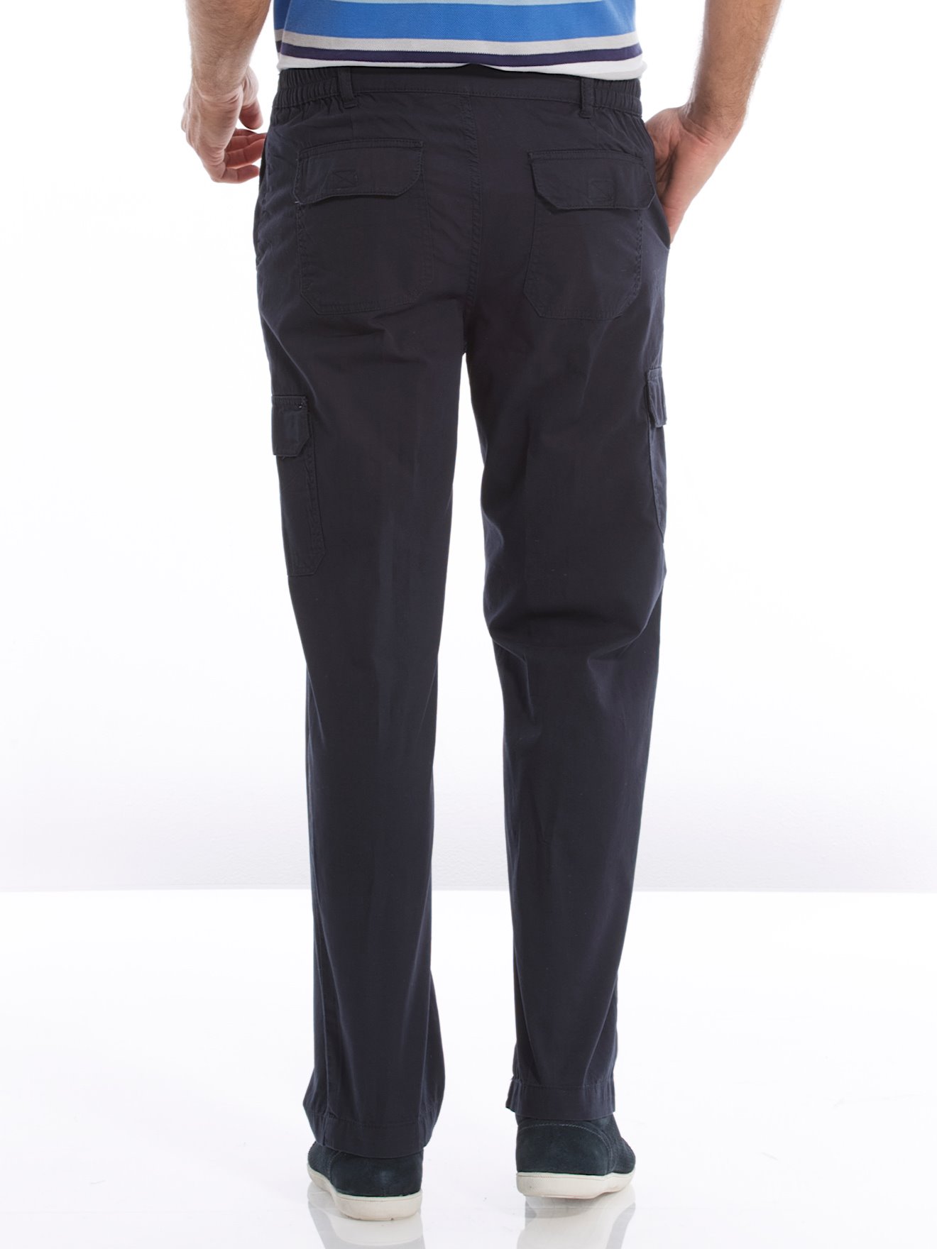 Pantalon de détente droit multipoches