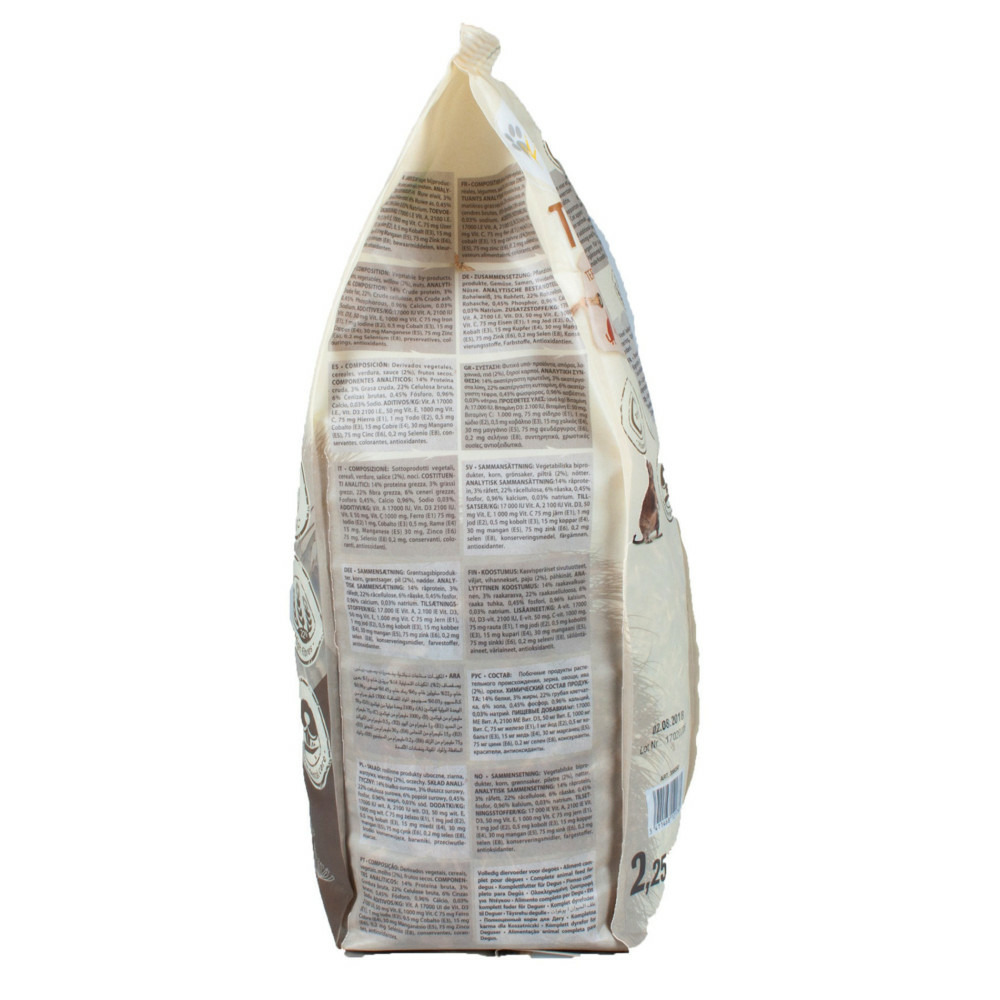 Alimentation pour dègues gamme terra 2.25 kg