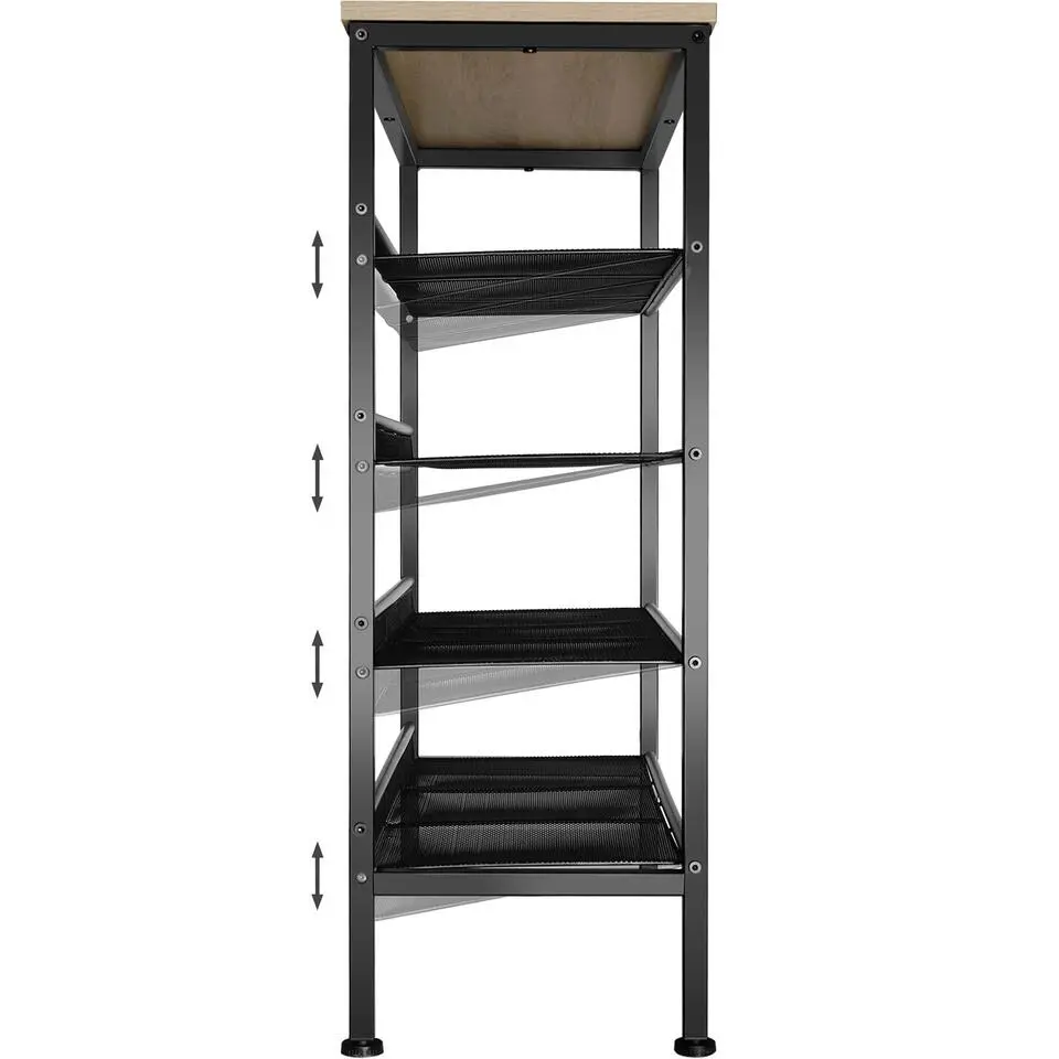 tectake Schoenenrek Bournemouth 75,5x30,5x85,5cm