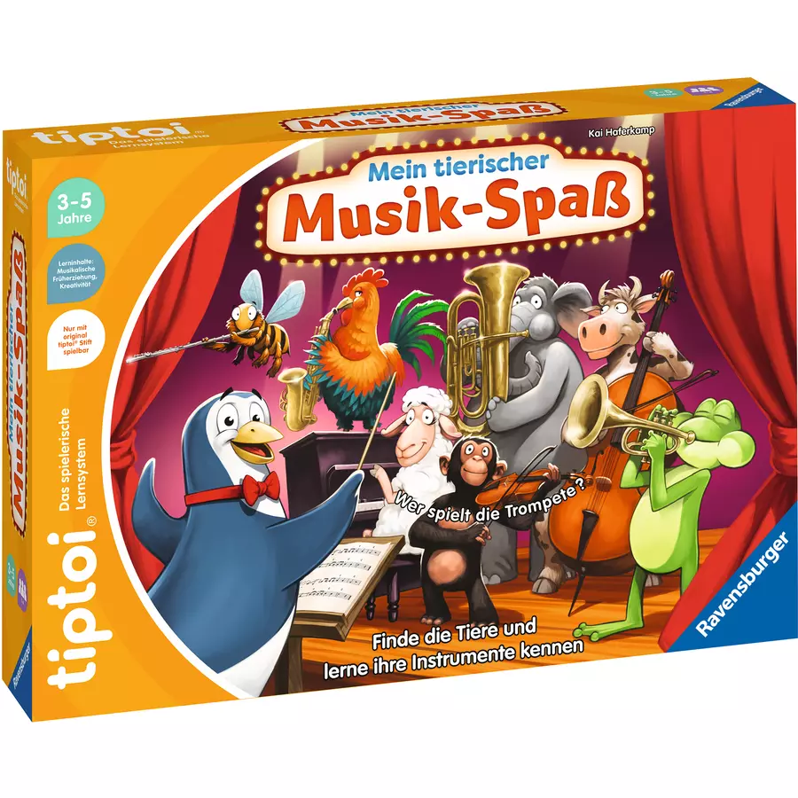 Ravensburger tiptoi® Mein tierischer Musik-Spaß