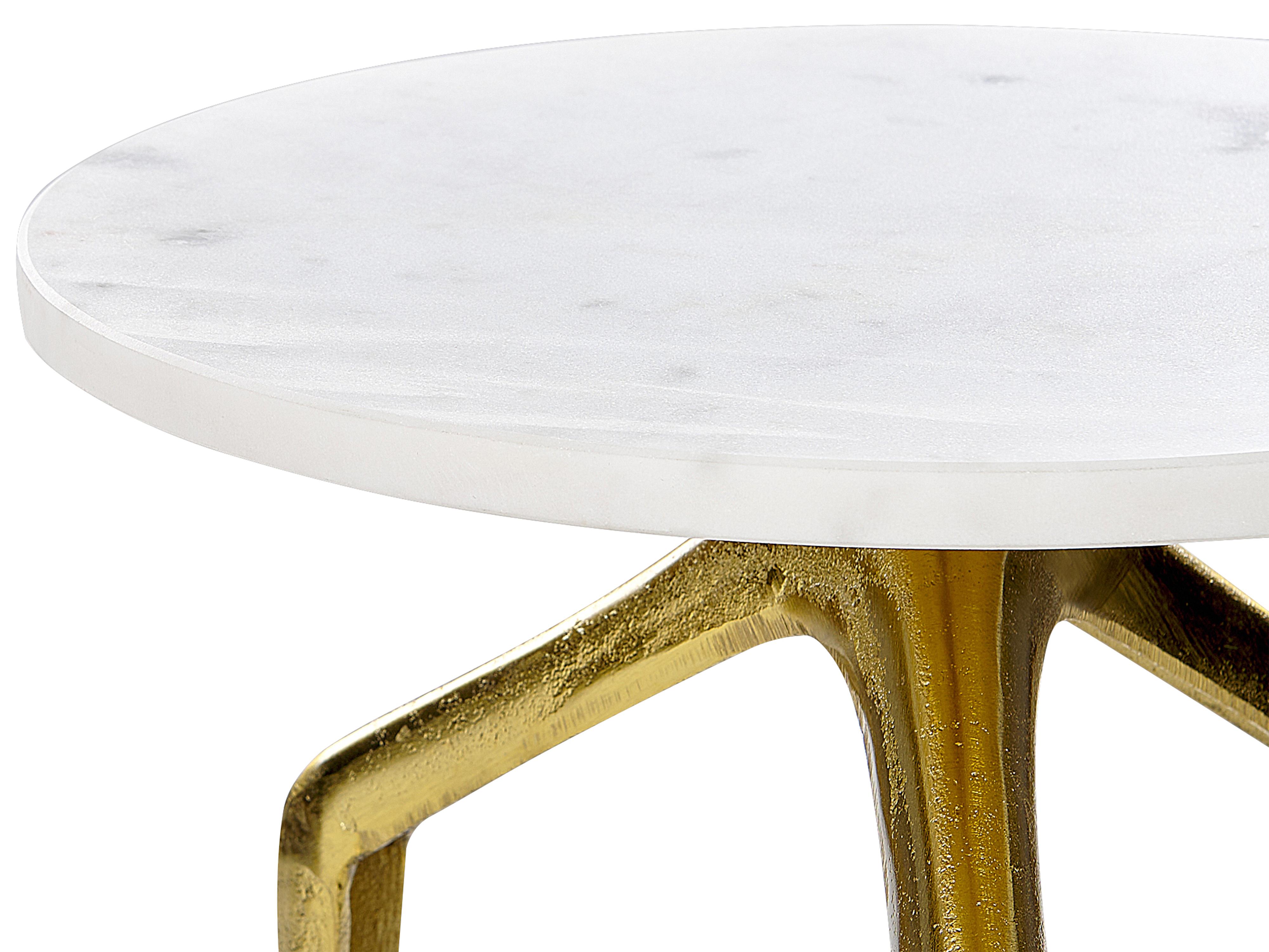 Bijzettafel TILPA Marmer Wit