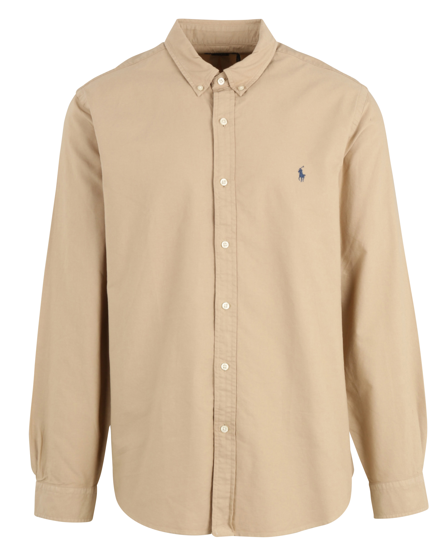 Chemise col américain en coton | Marron