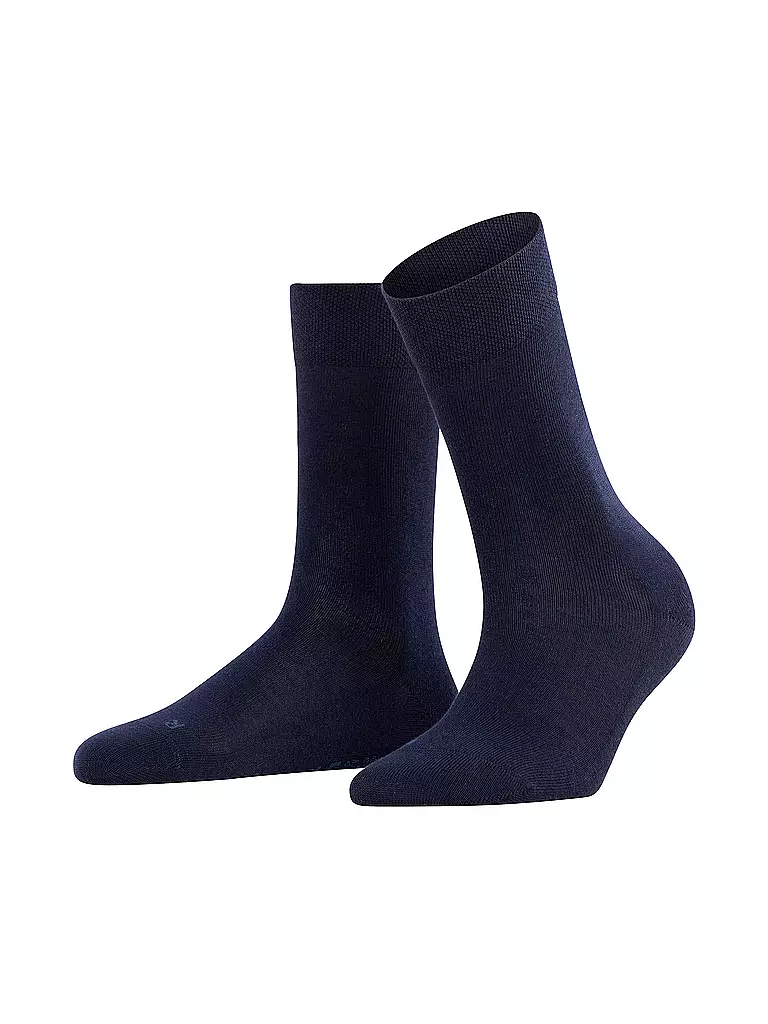 FALKE Socken SENSITIVE LONDON  dunkelblau