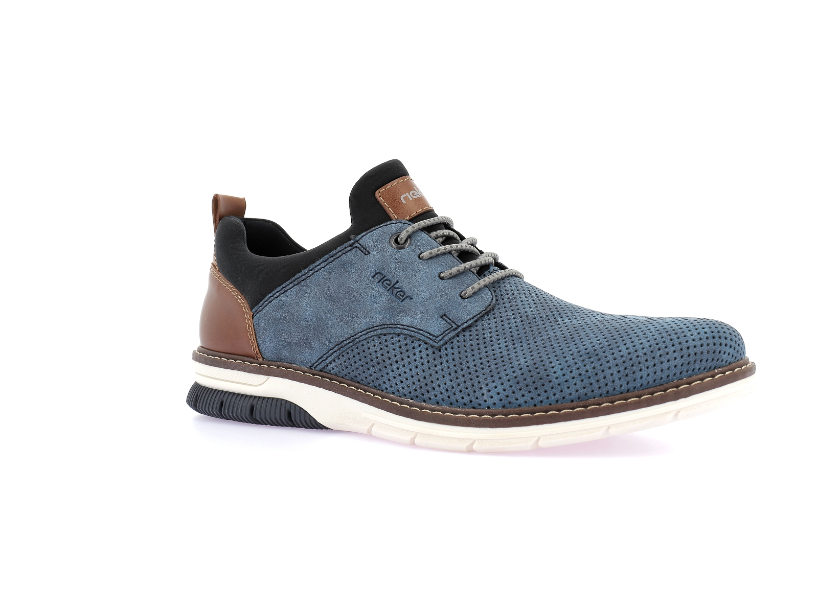 Rieker-14450 Synthétique Multi Bleu