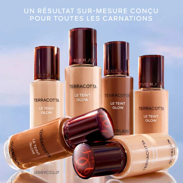 Terracotta Le Teint Glow Fond de Teint Éclat Naturel Longue Tenue Sans Transfert GUERLAIN