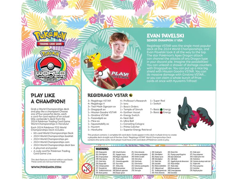 The Pokémon Company World Championship Deck 2024 -EN- Sammelkarten-Set