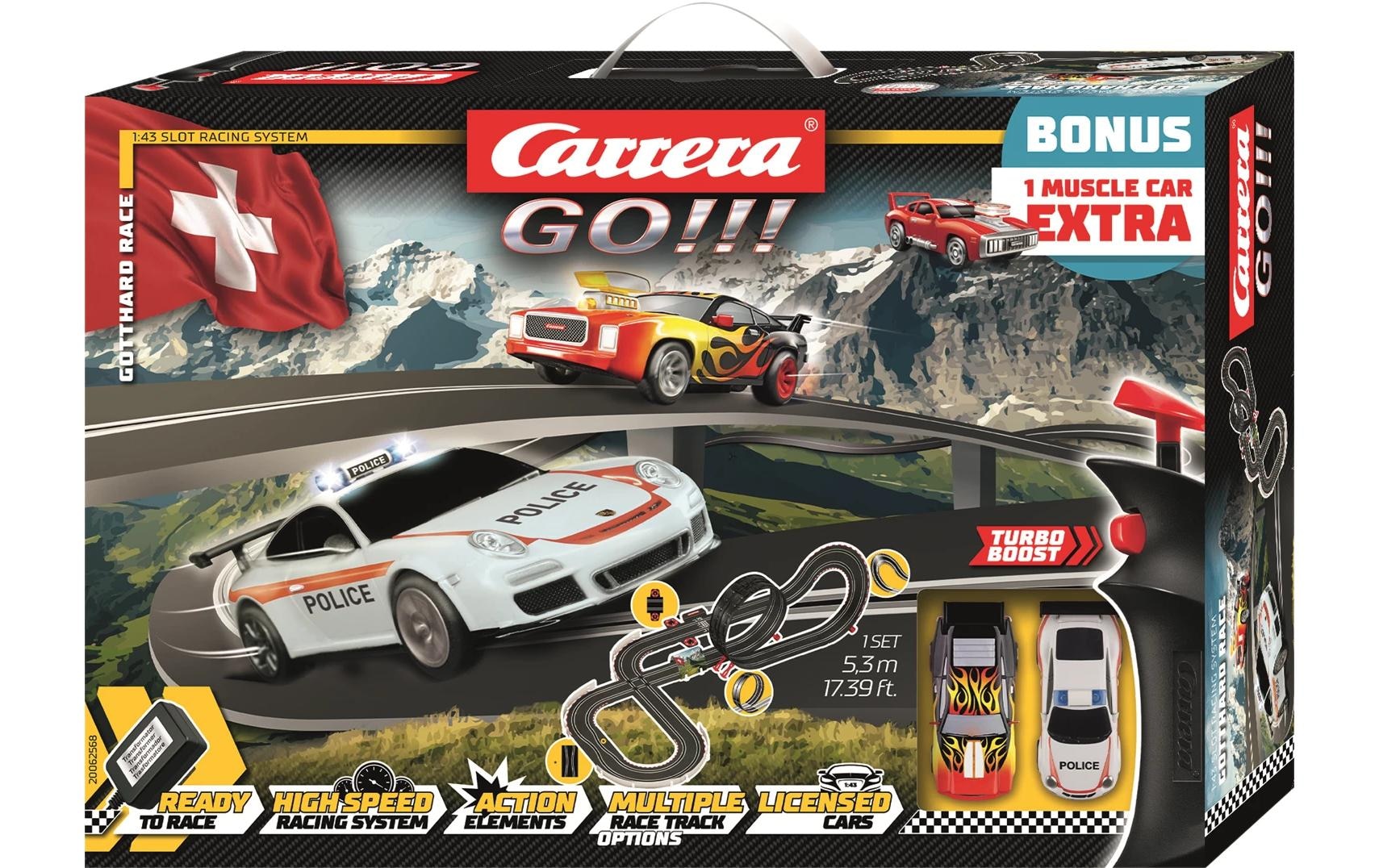 Carrera® Autorennbahn »GO! Gotthard Race«