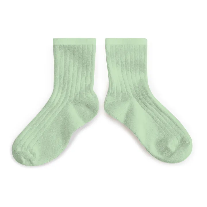 Collégien Chaussettes La Mini | Vert amande