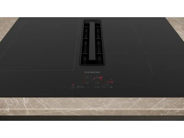 Siemens ED611BGA7, Sort, Indbygget, 60 cm, Zone induktionskogeplade, Glas, 4 zone(s)