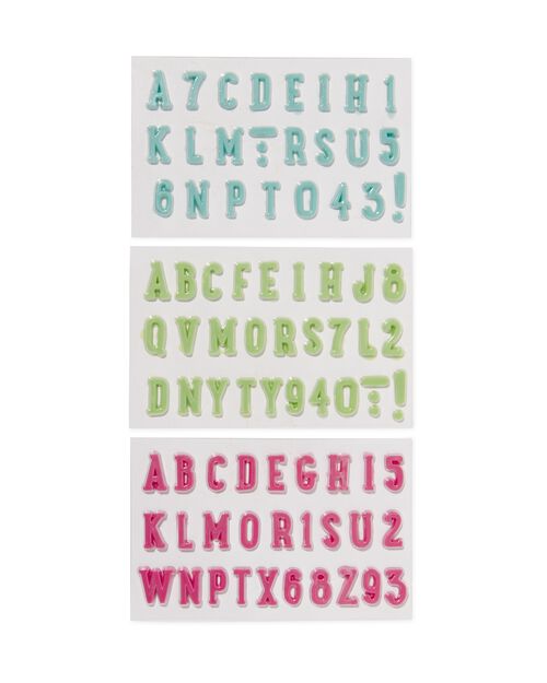 décoration pour gâteau - lettres et chiffres comestibles